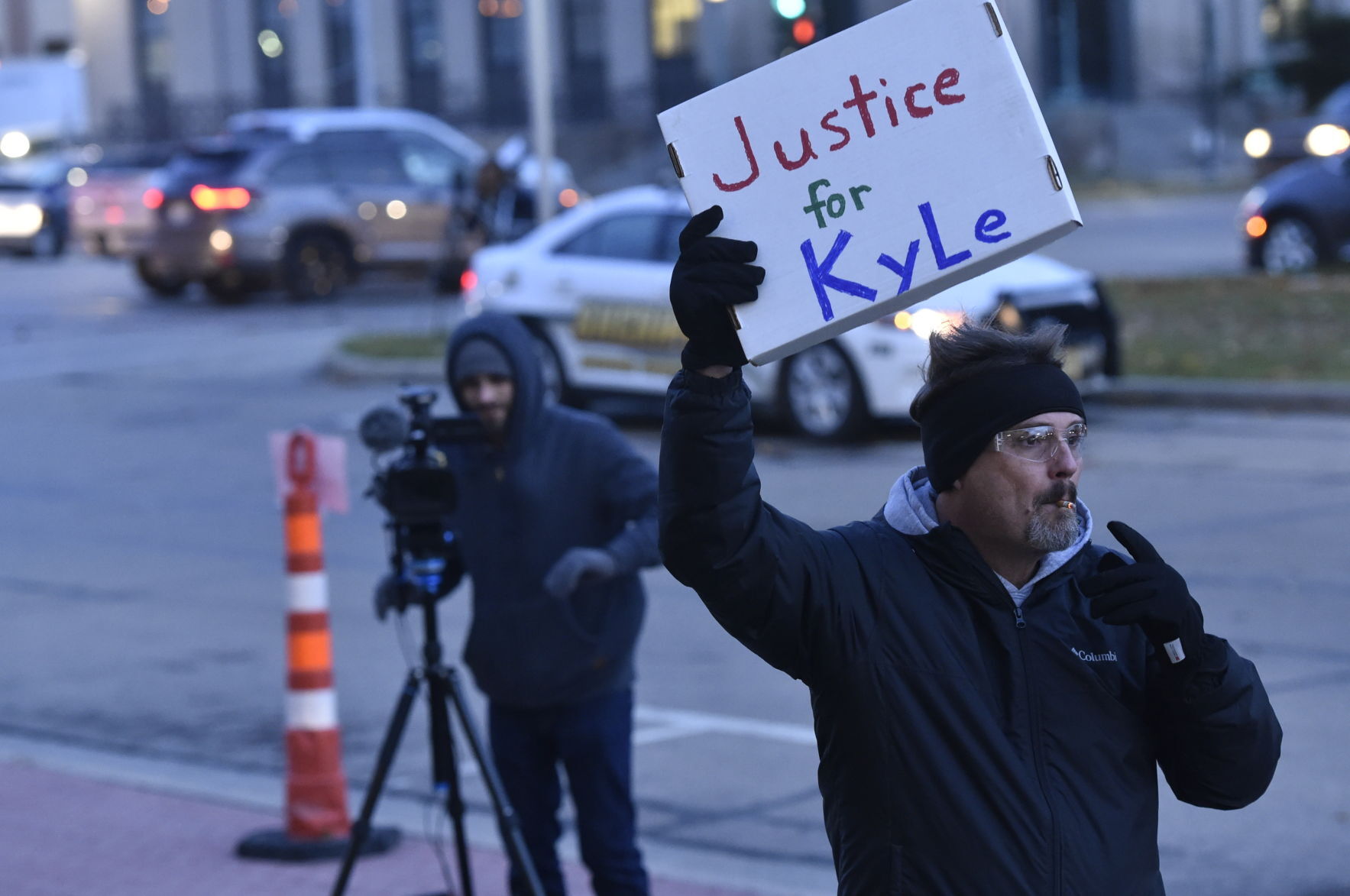 Justice for Kyle sign